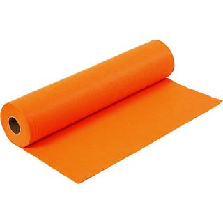 Orange Hobbyfilt 45 cm x 5 m - 1,5 mm tykkelse
