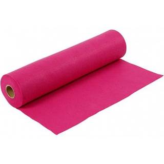 Cerise Hobbyfilt 45 cm - 5 m Rulle til Kreative Projekter