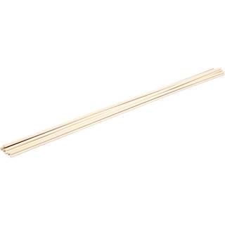 Rundstokke Bøg 60 cm x 6 mm, 10 stk Robust rundstok af træ med en længde på 60 cm og en diameter på 6 mm.