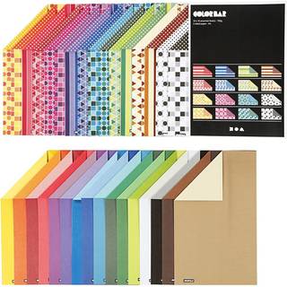 Color Bar Rivekarton A4, 250 g, 32 ark i 10 farver