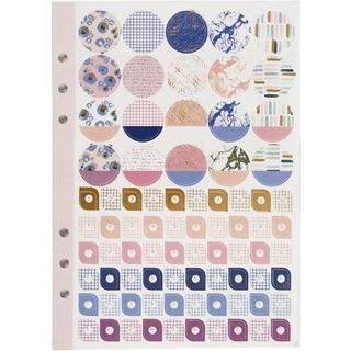 Stickersbog A5 med blomsterdesign - 578 stickers