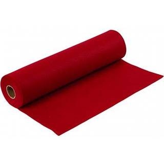 Hobbyfilt Gl. Rød 45 cm x 5 m - 1,5 mm Tykkelse