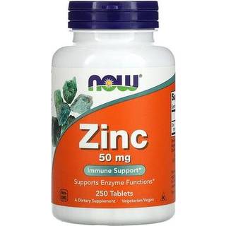 NOW Foods Zink 50 mg tabletter
