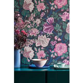 Midsummer Bloom - Mulberry, Purple & Teal