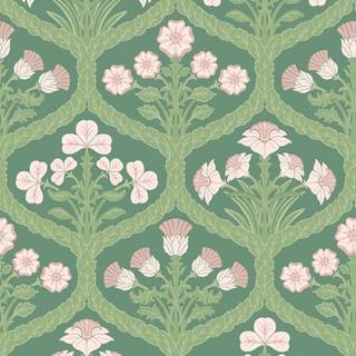 Floral Kingdom - Ballet Slipper & Leaf Green