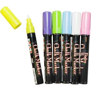 Other Blackboard Chalk Marker Fluor rund spids, 6 stk. 752481480078