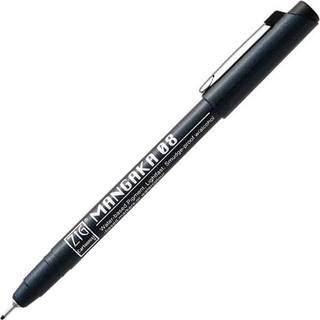 ZIG Mangaka Fineliner lysægte pigmentblæk 08 Sort