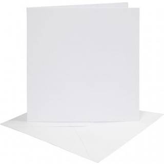 Creativ Company - Cards and Envelopes White 4 pcs.