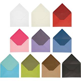 Assorterede Kuverter 11,5x16 cm - 30 stk.