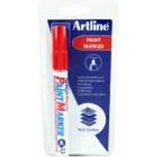 Marker 400XF Paint rød 1-Blister, Artline EK-400XF-C1 red, 12stk