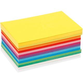 Forårskarton, A6, ark 105x148 mm, 180 g, ass. farver, 120ass. ark/ 1 pk.