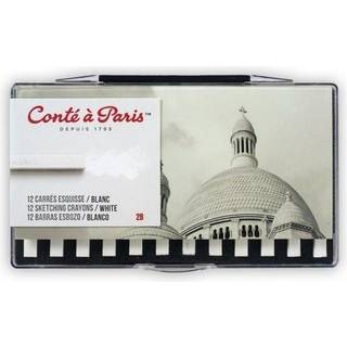 Fortsat? Paris 12 tæller 2b skitsende farveblyanter sæt hvidt