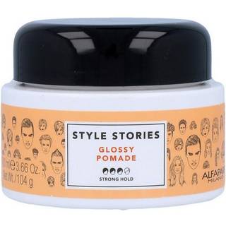 Alfaparf Milano Style Stories The Range Paste Formende balsam  Stærkt opstrammende Glossy Pomade 100 ml - 100 ml
