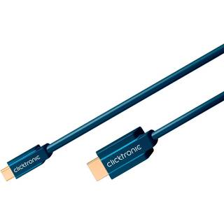 ClickTronic Adapterkabel från USB-C™ till HDMI™ Premiumkabel | USB-C™-kontakt  HDMI™-kontakt | 3,0 m | 4K @ 60 Hz