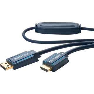Clicktronic Displayport til HDMI kabel - UHD 4K/60Hz - 10 m