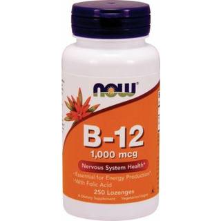 NOW Foods Vitamin B-12 1.000 mcg sugetabletter