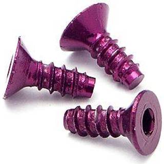 HPI - HPZ076 - Alu Tp Flat Hd Screw 3 X8Mm Hex Socket/Purple/5Pc