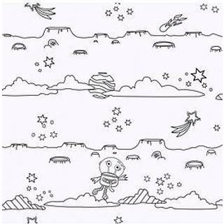 Arthouse Wallpaper Space Scene 920002