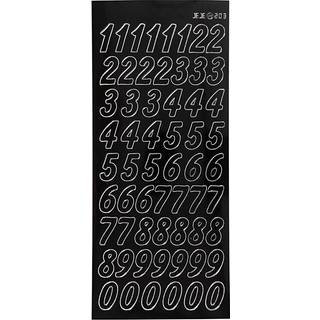 Creativ Company Stickers Large Numbers Black 1 Sheet