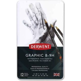 Derwent Graphic Pencils Hard 12 Tin