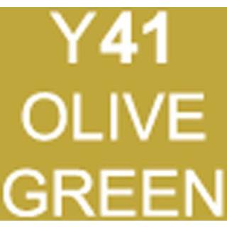 Twin Brush Marker - Olive Green