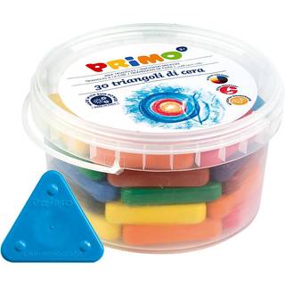 PRIMO Vokskridt - 30 stk. Assorterede Farver