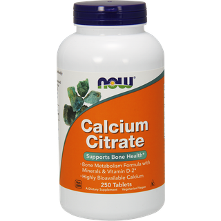 NOW Foods Calcium citrat tabletter