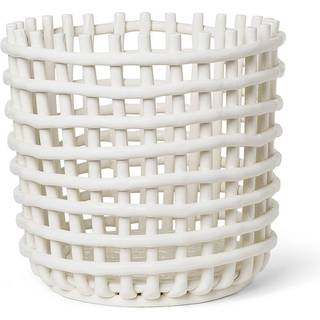 Ceramic Basket - XL - Off-White
