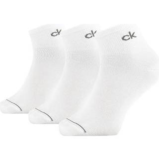 Calvin Klein 3-pak Nick Quarter Sock - White - Str 40/46 * Kampagne *