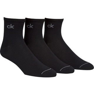 Calvin Klein 3-pak Nick Quarter Sock - Black - Str 40/46