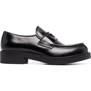 Prada Platform leather loafers - black - EU 39.5