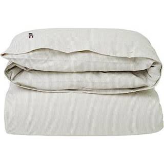 Lexington Icons Pin Point Dynebetræk Gray/ White 150x210 cm