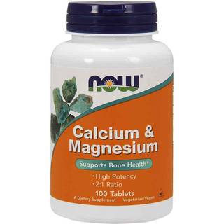NOW Foods Calcium- og Magnesiumtabletter