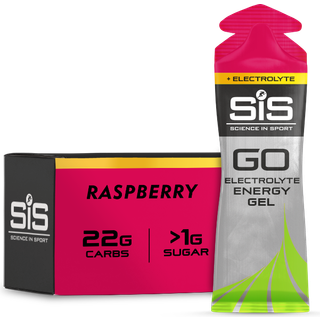 SIS GO ENERGY + ELECTROLYTE GELS (30X60ML) RASPBERRY