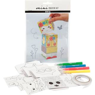 Mini DIY Kit til Stabelklodser - Kreativ Dekoration