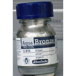 Schmincke Aqua Bronze, vandopløseligt metallicpulver 20 ml, Silver 15 815