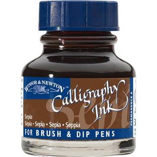 Winsor & Newton Calligraphy Ink, Transparent 30 ml Sepia 609