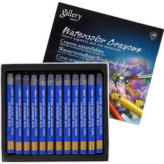 Gallery Akvarel Ultramarine - 12 stk. Farvekridt
