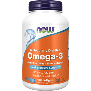 Omega-3 Enterisk Overtrukne - 180 bløde kapsler