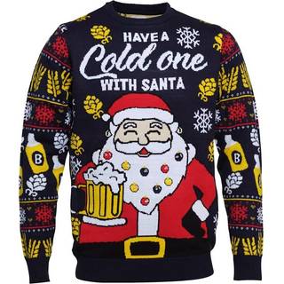 Jule-Sweaters - Have a cold one with santa julesweater - 3XL