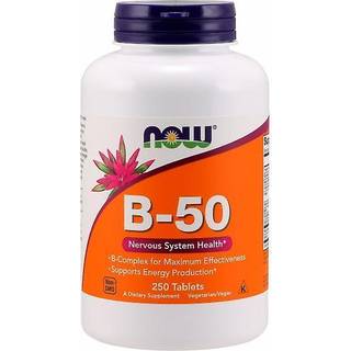 NOW Foods Vitamin B-50 tabletter