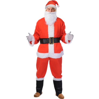 Julemandssæt i fleece, Onesize