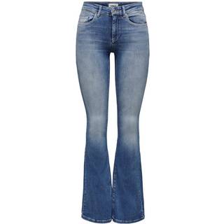 Only - Blå - Onlblush Mid Flared REA1319 Noos - L/34