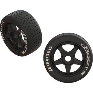Arrma - ARA550062 - DBOOTS HOONS Dæk limet på 2.9" 5-eger fælge med 17mm hex - 42mm Bred/100mm Høj - Hvid compound - 2 stk