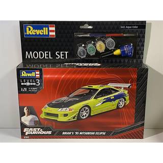 Revell, Modelsæt Fast Furious Brians Mitsubishi Eclipse fra 1995, 1:25 [Levering: 1-2 dage]