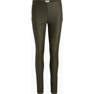 Object - Objbelle Mw Coated Leggings - Forest Night