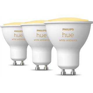 Philips Hue White Ambiance GU10 Spot - 3-Pak
