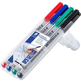 Staedtler Lumocolor Non-P B 1-2,5mm 4 Ass/Bok