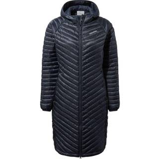 Craghoppers Women's Expolite Long Hooded Jacket Blue Navy, 10