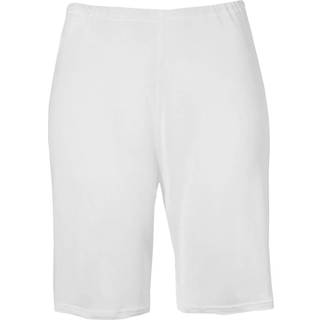 Damella Microfiber Waist Slip Shorts - White - 40